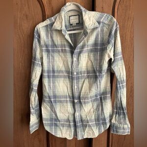 AE Super Soft Plaid Everyday Shirt, sz x-small